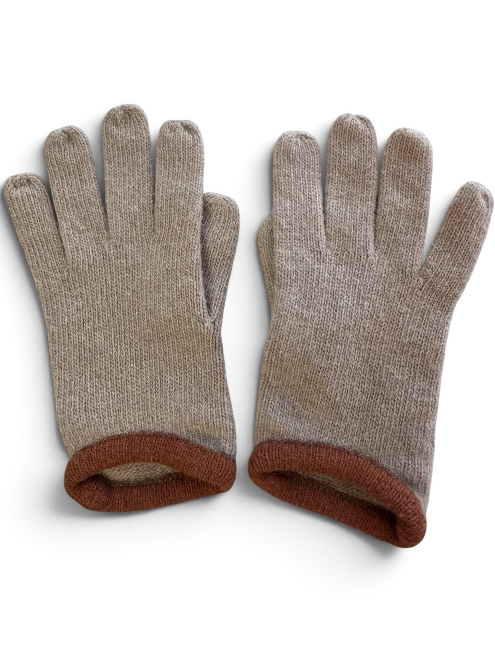 Blumarine Angora Lambswool Knit Gloves Italy